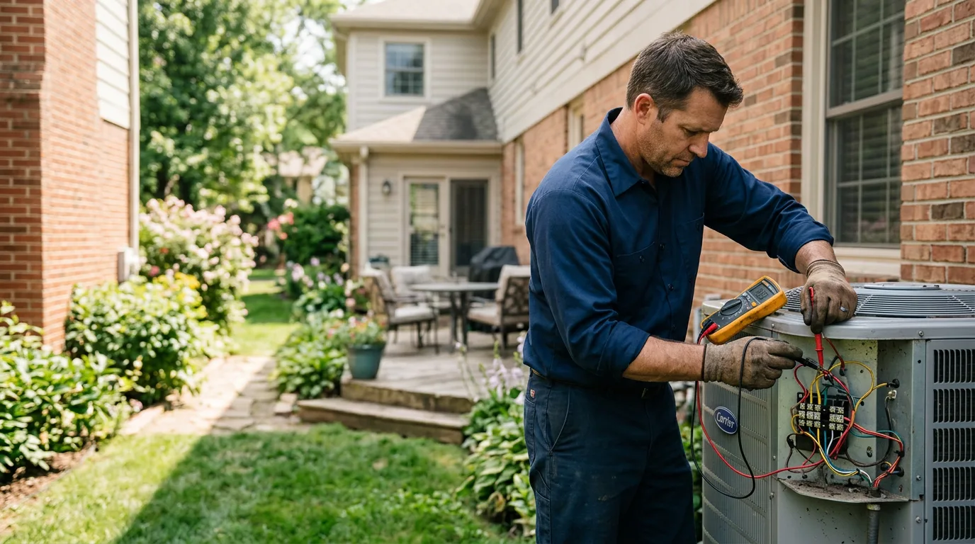 HVAC technician working near Galena, MD